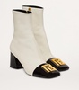 Leather Two-Tone Edna Boots 70