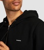 Embroidered Logo Zip-Up Hoodie