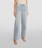 Embellished Logan Wide-Leg Jeans