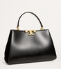 Leather Eleanor Top-Handle Bag