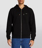 Embroidered Logo Zip-Up Hoodie