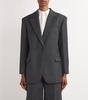 Virgin Wool Check Blazer 