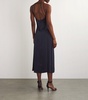 Satin Asymmetric Maxi Dress