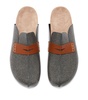 Felt Loafer Mules