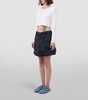 Asymmetric Cargo Mini Skirt 