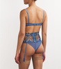 Tulle Venetian Glass Suspender Belt