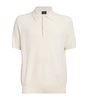 Cotton-Silk-Cashmere Polo Shirt