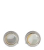 Sterling Silver and Mother-of-Pearl Cufflinks