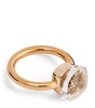 Mixed Gold and White Topaz Nudo Classic Ring