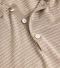 Silk-Cotton Striped Polo Shirt