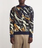 Jacquard Boat-Neck Sweater