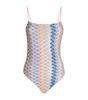 Metallic Chevron Swimsuit