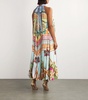 Satin Pleated Nimbus Maxi Dress