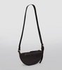 Leather Half Moon Cross-Body Bag