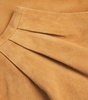 Lambskin Suede Ruched Top