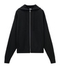 Wool Anagram Zip-Up Hoodie