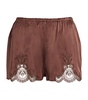 Silk-Blend Shorts