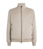 Cashmere Reversible Bomber Jacket