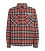 Flannel Check Padded Overshirt