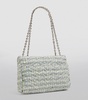 Tweed Clover Shoulder Bag