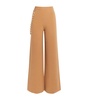 Merino Wool-Blend Chain-Detail Trousers 