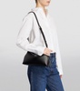 Leather T-Lock Clutch Bag