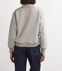 Cropped V-Neck Sweatshirt