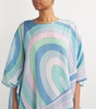 Cotton Iride Print Kaftan