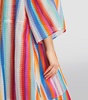 Cotton-Silk Chevron Cover-Up