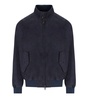 Baracuta G9 Suède Navy Blue Bomber Jacket