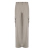 Stine Goya Olani Beige Wide Leg Trousers