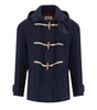 Baracuta Double Wool Short Duffle Navy Blue Montgomery Jacket