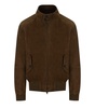 Baracuta G9 Suède Dark Olive Bomber Jacket