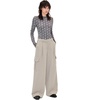 Stine Goya Olani Beige Wide Leg Trousers