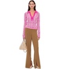 Stine Goya Leah Coffee Brown Flare Trousers