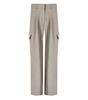 Stine Goya Olani Beige Wide Leg Trousers