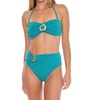 empire high waist bikini swim bottom in marine