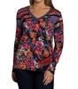 janie favorite v-neck tee in multi