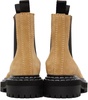 Beige Lug Sole Boots