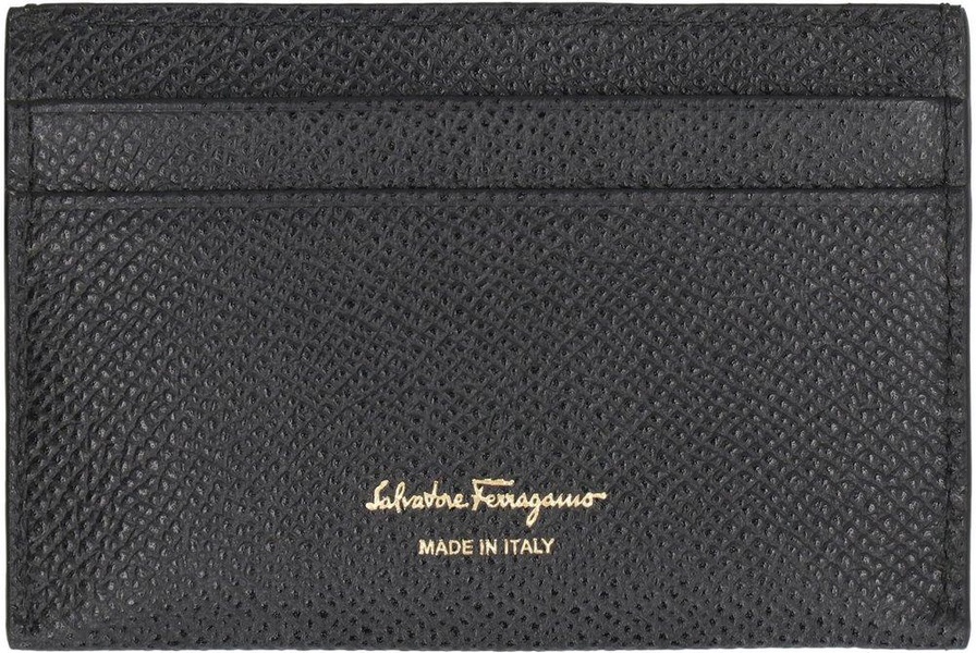 Ferragamo Gancini Plaque Cardholder