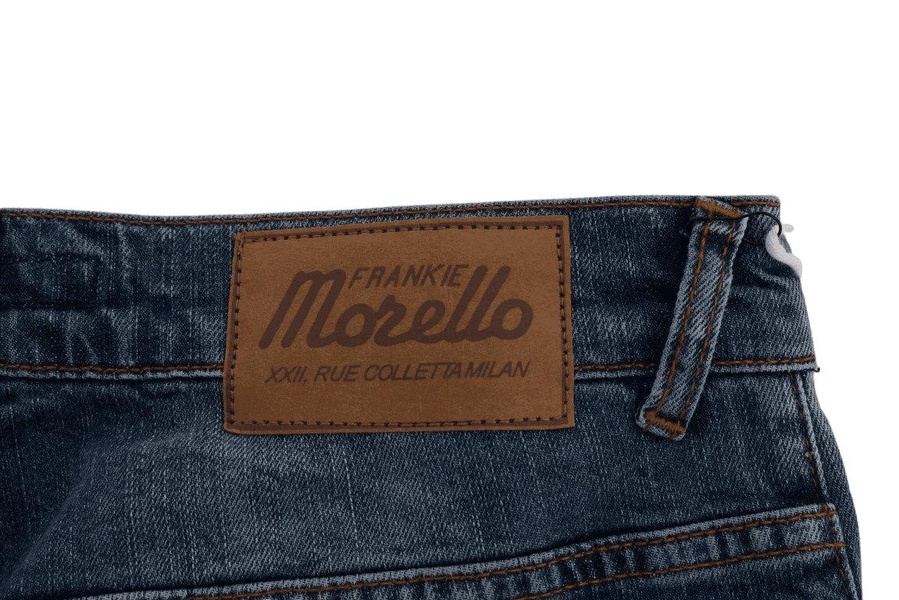 Frankie Morello  Wash Torn Dunfermile Slim Fit Jeans