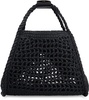 MAX MARA Sophisticated Black Raffia Women's Handbag