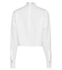 Philosophy Di Lorenzo Serafini Broderie Anglaise Cropped Blouse