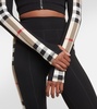 Burberry Check technical jersey track jacket