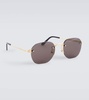 Santos de Cartier round sunglasses