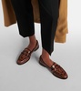 Martin snake-effect leather loafers