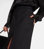 Benson wool-blend midi skirt