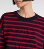 Anagram striped wool-blend sweater