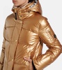 Hella metallic down ski jacket