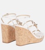 JC 110 leather wedge sandals